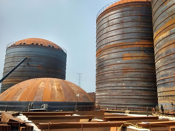 莱州焦粉钢板仓